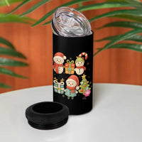 Crochet Christmas 4 in 1 Can Cooler Tumbler Funny Xmas Gift For Crocheter - Wonder Print Shop