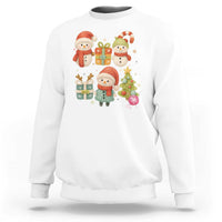 Crochet Christmas Sweatshirt Funny Xmas Gift For Crocheter - Wonder Print Shop