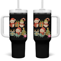 Crochet Christmas Tumbler With Handle Funny Xmas Gift For Crocheter - Wonder Print Shop