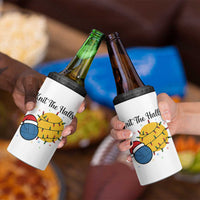 Knit The Halls 4 in 1 Can Cooler Tumbler Funny Knitters Christmas Gift - Wonder Print Shop