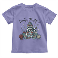 Crochet Christmas Toddler T Shirt Funny Snowman Crocheting Gift - Wonder Print Shop
