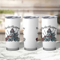 Crochet Christmas Tumbler Cup Funny Snowman Crocheting Gift - Wonder Print Shop