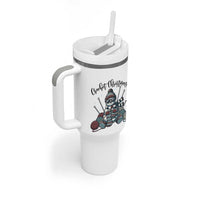 Crochet Christmas Tumbler With Handle Funny Snowman Crocheting Gift - Wonder Print Shop