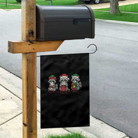 Christmas Raccoon Knitting Garden Flag Funny Holiday Yarn Gift - Wonder Print Shop