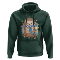 Cute Hedgehog Knitting Hoodie Gift For Crocheter - Wonder Print Shop