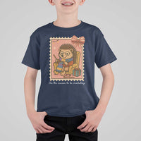 Cute Hedgehog Knitting T Shirt For Kid Christmas Holiday Gift - Wonder Print Shop