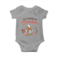 Funny Goose Crocheting Baby Onesie It Is A Good Day To Crochet - Wonder Print Shop