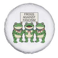 Frogs Against Fascism Spare Tire Cover Funny Portland Meme Humor Gift - Wonder Print Shop