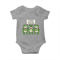 Frogs Against Fascism Baby Onesie Funny Portland Meme Humor Gift - Wonder Print Shop