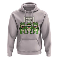 Frogs Against Fascism Hoodie Funny Portland Meme Humor Gift - Wonder Print Shop