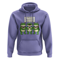 Frogs Against Fascism Hoodie Funny Portland Meme Humor Gift - Wonder Print Shop