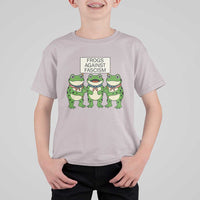 Frogs Against Fascism T Shirt For Kid Funny Portland Meme Humor Gift - Wonder Print Shop