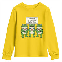 Frogs Against Fascism Youth Sweatshirt Funny Portland Meme Humor Gift - Wonder Print Shop