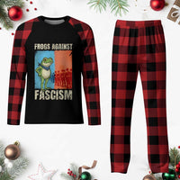 Frogs Against Fascism Plaid Pajama Set Portland Protest Vintage Meme Gift - Wonder Print Shop