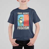 Frogs Against Fascism T Shirt For Kid Portland Protest Vintage Meme Gift - Wonder Print Shop