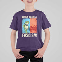Frogs Against Fascism T Shirt For Kid Portland Protest Vintage Meme Gift - Wonder Print Shop