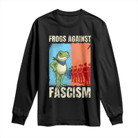 Frogs Against Fascism Long Sleeve Shirt Portland Protest Vintage Meme Gift - Wonder Print Shop