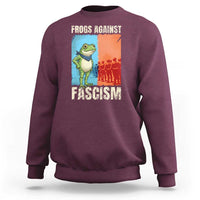 Frogs Against Fascism Sweatshirt Portland Protest Vintage Meme Gift - Wonder Print Shop