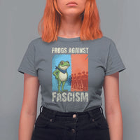 Frogs Against Fascism T Shirt For Women Portland Protest Vintage Meme Gift - Wonder Print Shop