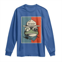 Resist Frog Meme Long Sleeve Shirt Portland Vintage Aesthetic Gift - Wonder Print Shop