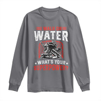 I Walk On Water Whats Your Superpower Long Sleeve Shirt Funny Ice Hockey Gift - Wonder Print Shop