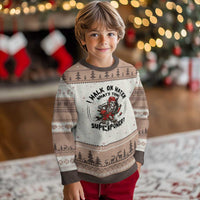 I Walk On Water Whats Your Superpower Ugly Christmas Sweater Skeleton Hockey Dark Humor Gift - Wonder Print Shop