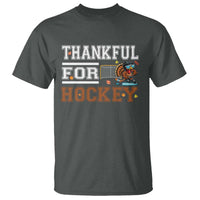 Thankful For Hockey T Shirt Funny Thanksgiving Ice Hockey Gift - Wonder Print Shop