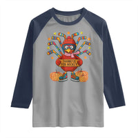Funny Turkey Ice Hockey Gift Raglan Shirt Thankful For Hockey - Wonder Print Shop