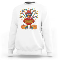 Funny Turkey Ice Hockey Gift Sweatshirt Thankful For Hockey - Wonder Print Shop