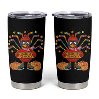 Funny Turkey Ice Hockey Gift Tumbler Cup Thankful For Hockey - Wonder Print Shop