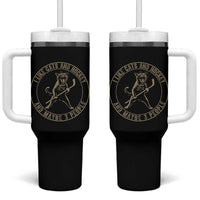 Vintage I Like Cats And Hockey And Maybe Three People Funny Gift Tumbler With Handle - Wonder Print Shop