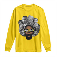 My Roots Black History Leaders Long Sleeve Shirt African American Heritage - Wonder Print Shop