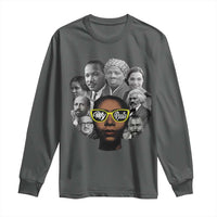 My Roots Black History Leaders Long Sleeve Shirt African American Heritage - Wonder Print Shop