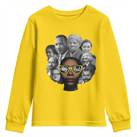 My Roots Black History Leaders Youth Sweatshirt African American Heritage - Wonder Print Shop