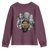 My Roots Black History Leaders Youth Sweatshirt African American Heritage - Wonder Print Shop