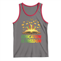 Education Is Freedom Tank Top Black Education Teacher Gift - Wonder Print Shop