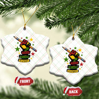 Teach Black History Education Pride Ceramic Ornament Black History Month - Wonder Print Shop