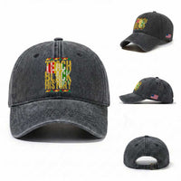 Teach Black History Washed Cotton Baseball Cap Black History Month Gift For Teachers
