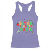 Inspirational Black Teacher Magic Racerback Tank Top African American History Month - Wonder Print Shop