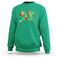Inspirational Black Teacher Magic Sweatshirt African American History Month - Wonder Print Shop
