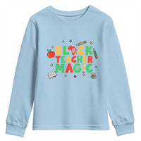 Inspirational Black Teacher Magic Youth Sweatshirt African American History Month - Wonder Print Shop