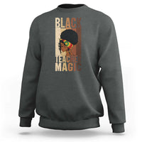 Black Teacher Magic Sweatshirt African American Pride Teacher Life - Wonder Print Shop