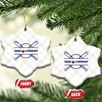 Venezuela Champions 2026 Ceramic Ornament Baseball Pride Gift