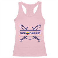 Venezuela Champions 2026 Racerback Tank Top Baseball Pride Gift
