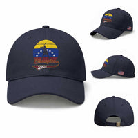 Vintage Venezuela 2026 Champions Baseball Cap Patriotic Baseball Pride Gift
