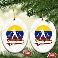 Vintage Venezuela 2026 Champions Ceramic Ornament Patriotic Baseball Pride Gift