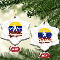 Vintage Venezuela 2026 Champions Ceramic Ornament Patriotic Baseball Pride Gift