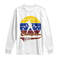 Vintage Venezuela 2026 Champions Long Sleeve Shirt Patriotic Baseball Pride Gift