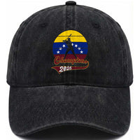 Vintage Venezuela 2026 Champions Washed Cotton Baseball Cap Patriotic Baseball Pride Gift