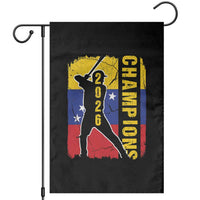 Venezuela 2026 Champions Garden Flag Baseball Vinotinto Pride Gift